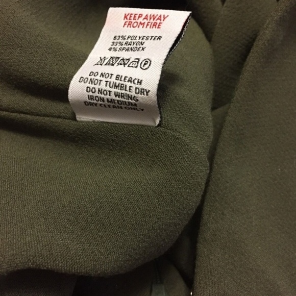 AQ AQ sz US 4 HELENA SKIRT Olive Green Bow - Picture 8 of 8